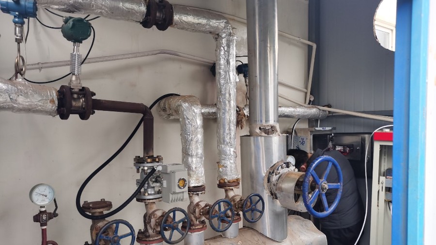 涡街绿巨人视频污下载测蒸汽，现场安装调试